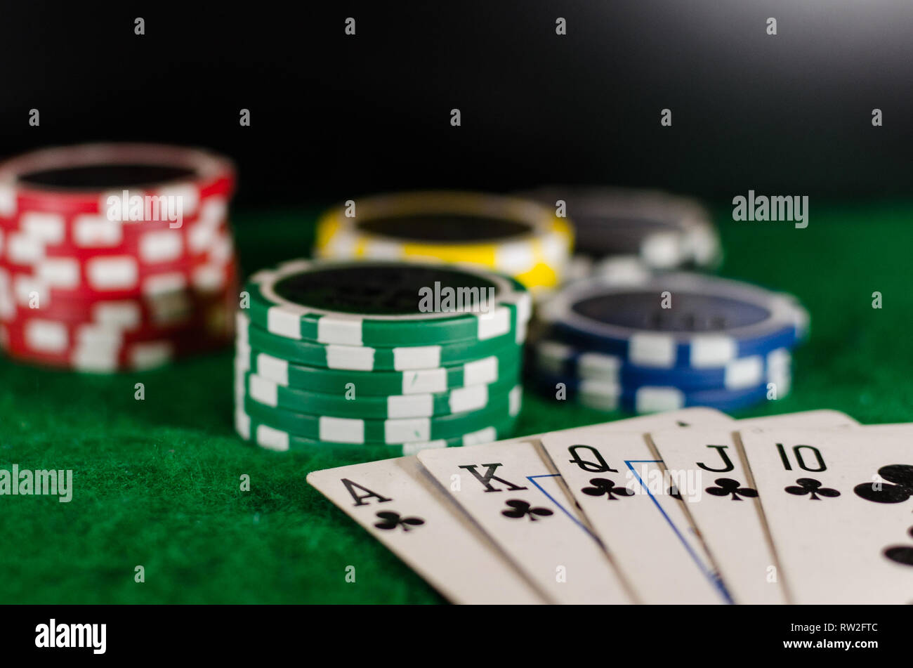 Casino still life Foto Stock