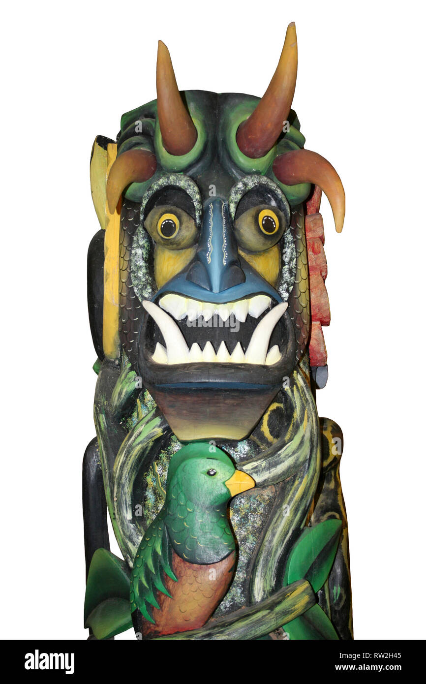 Costa Rica Boruca maschera indiana Foto Stock