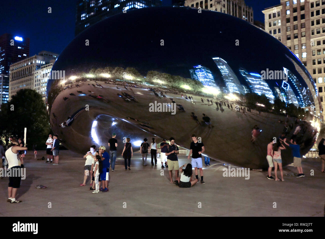 Chicago Public Art Foto Stock