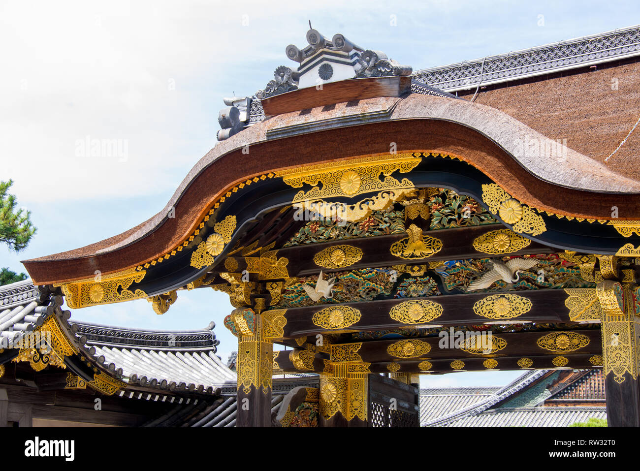 L'Asia, il Giappone, la regione di Kansai, Kyoto, il Castello di Nijo Foto Stock