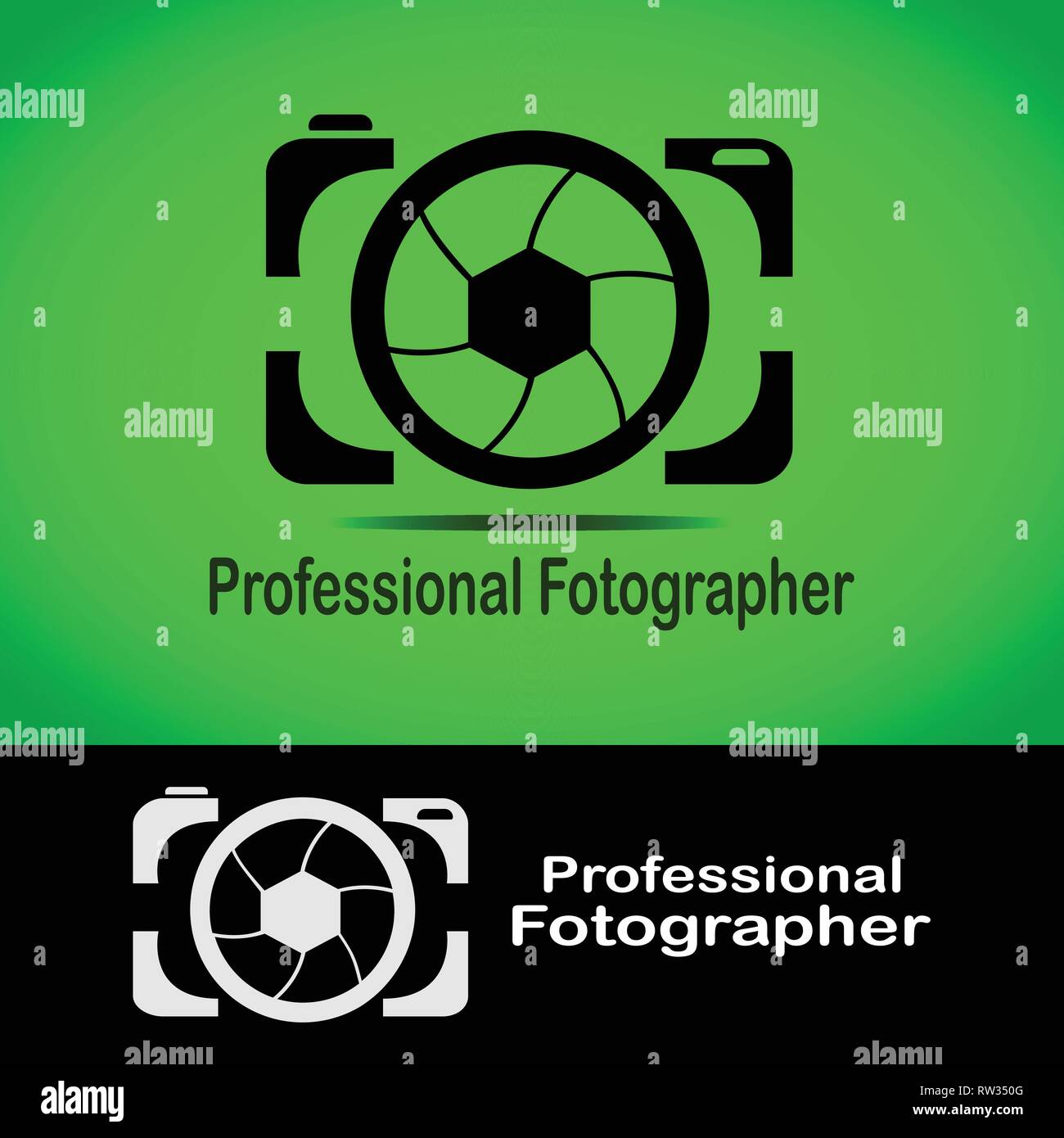 Questo logo è una telecamera. Questo logo è bene utilizzare come un logo aziendale o foto in studio che è impegnato nella fotografia. Illustrazione Vettoriale