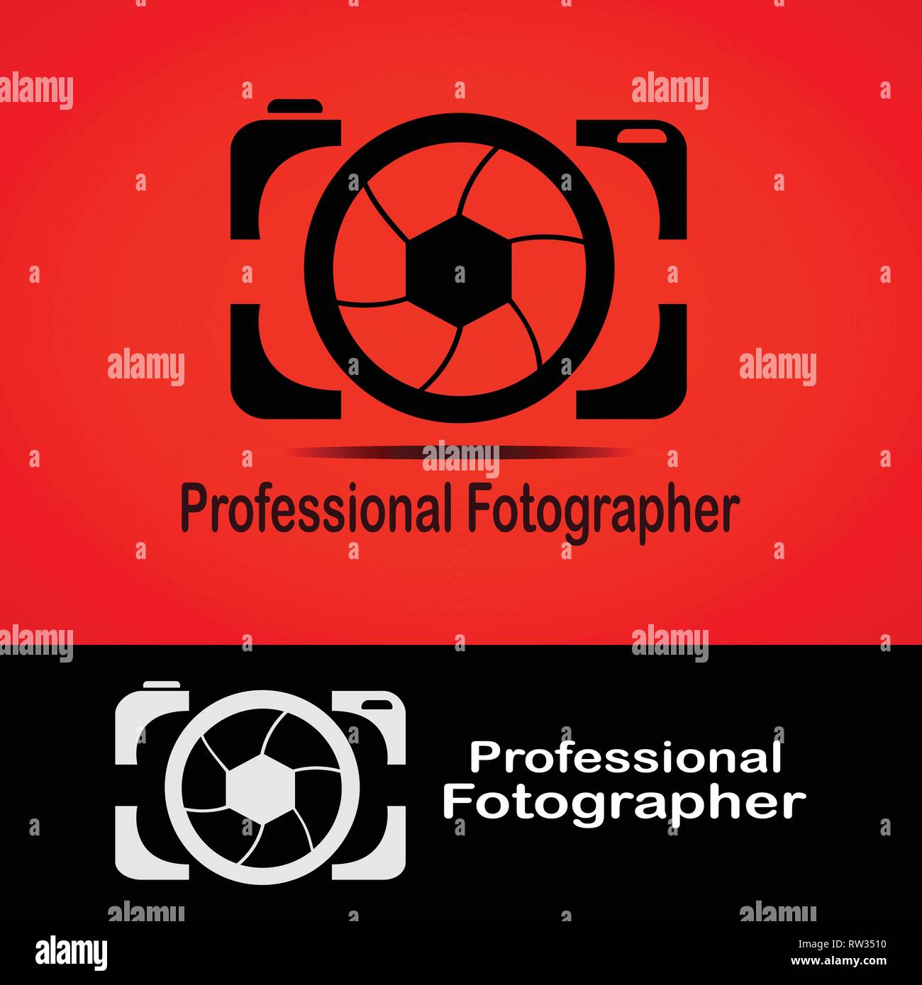 Questo logo è una telecamera. Questo logo è bene utilizzare come un logo aziendale o foto in studio che è impegnato nella fotografia. Illustrazione Vettoriale