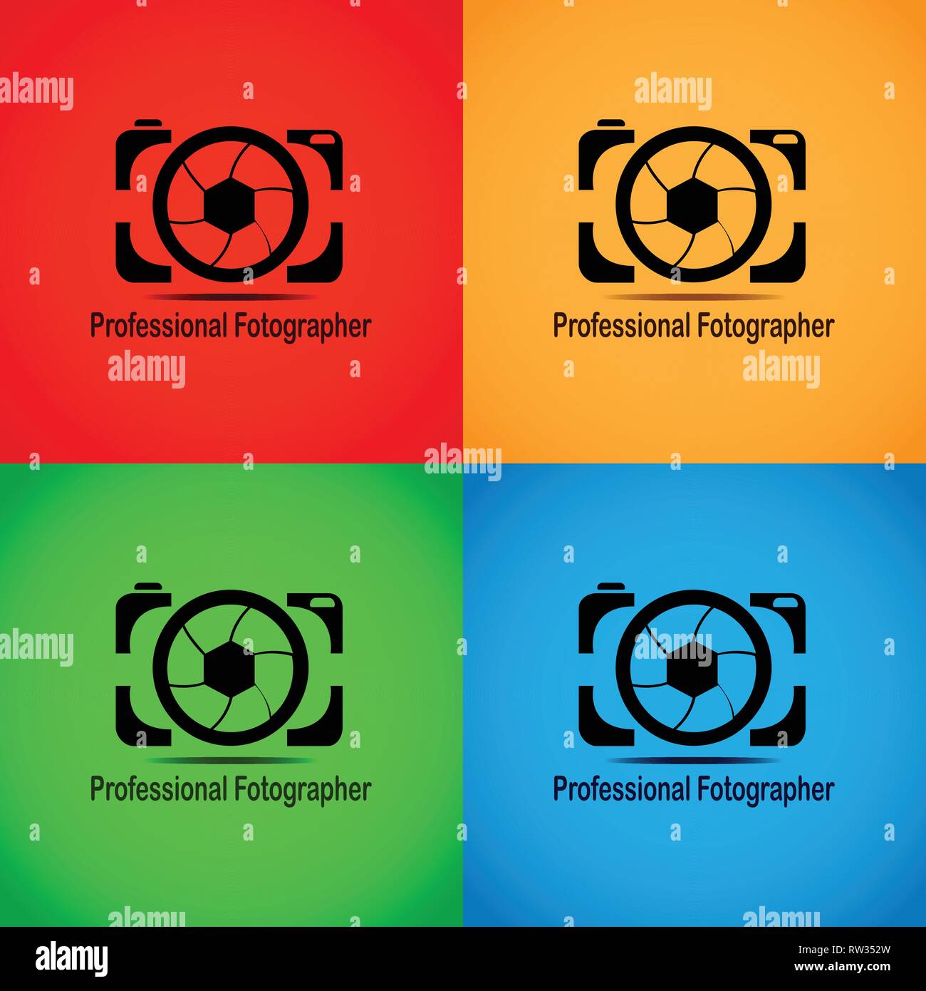 Questo logo è una telecamera. Questo logo è bene utilizzare come un logo aziendale o foto in studio che è impegnato nella fotografia. Illustrazione Vettoriale