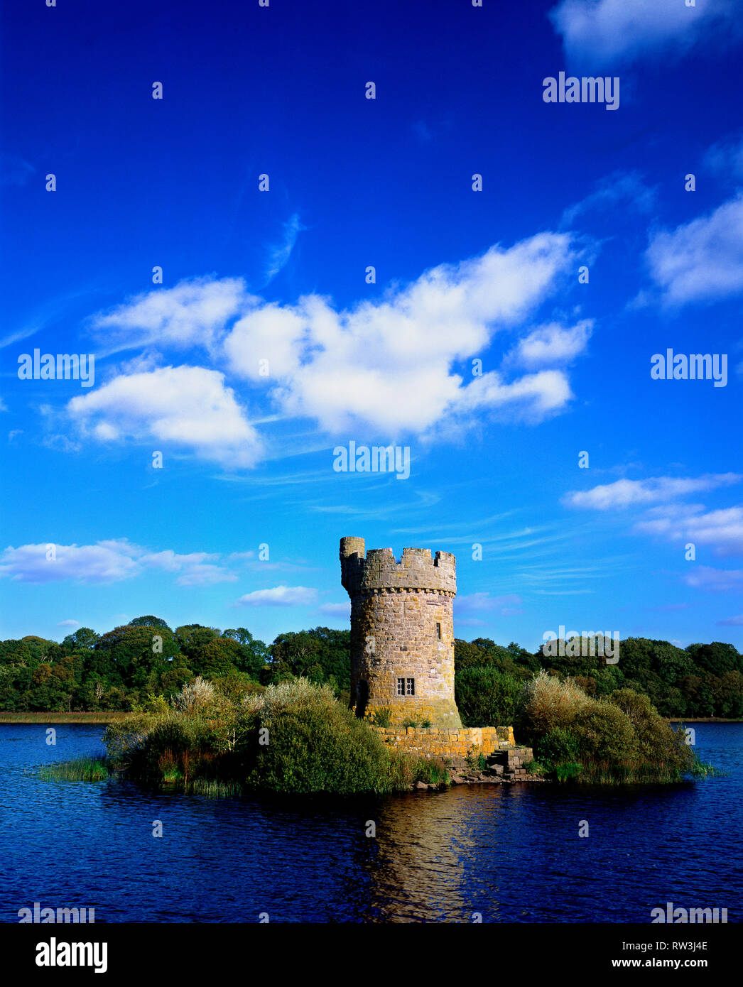 Crom Castle, Co. Fermanagh, Irlanda del Nord Foto Stock