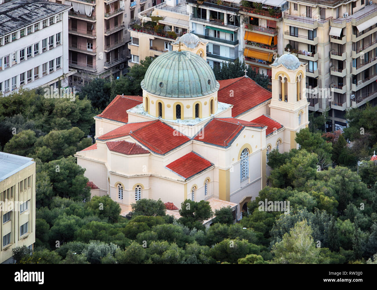 Chiesa di San Nicola a Atene, Grecia Foto Stock