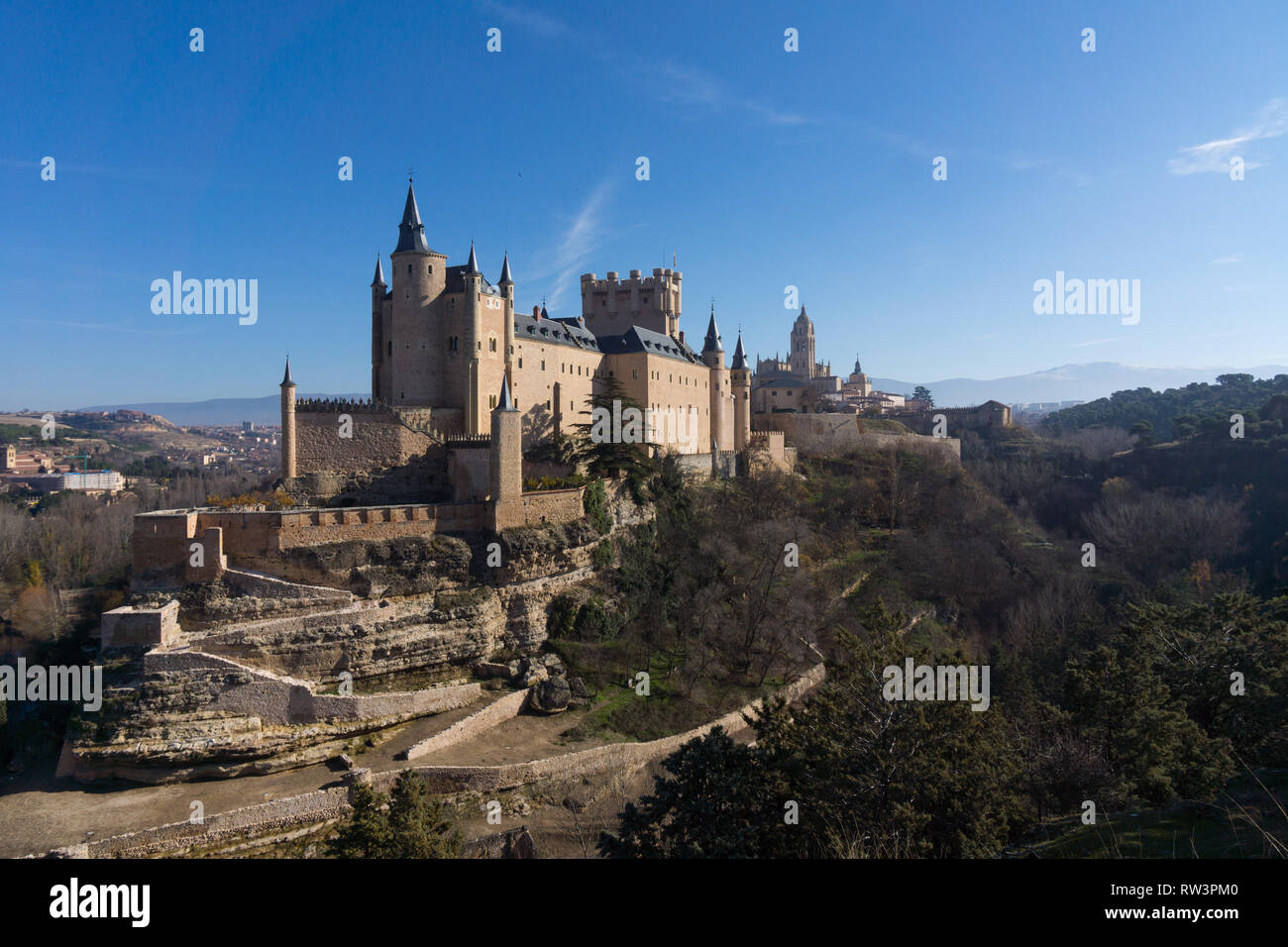 Alcázar de Segovia, Sito Patrimonio Mondiale dell'UNESCO, Segovia, Spagna Foto Stock