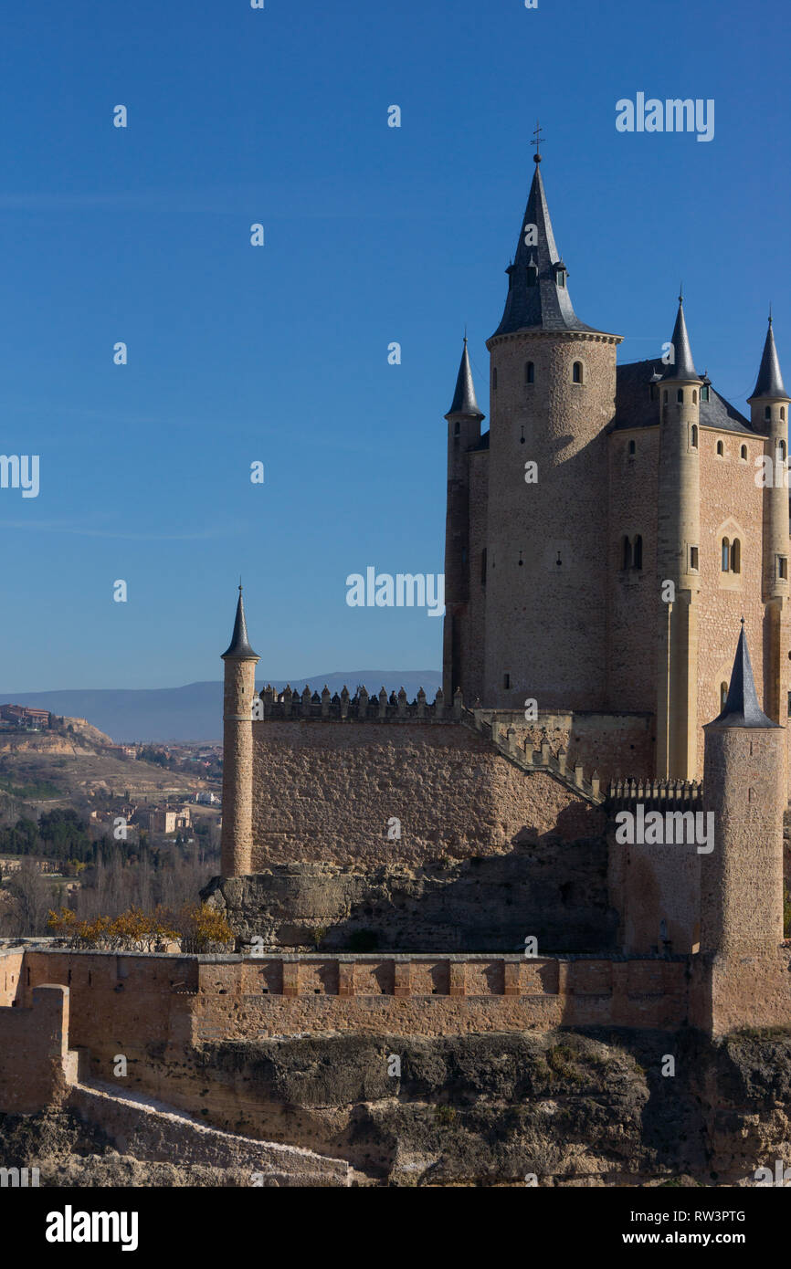 Alcázar de Segovia, Sito Patrimonio Mondiale dell'UNESCO, Segovia, Spagna Foto Stock