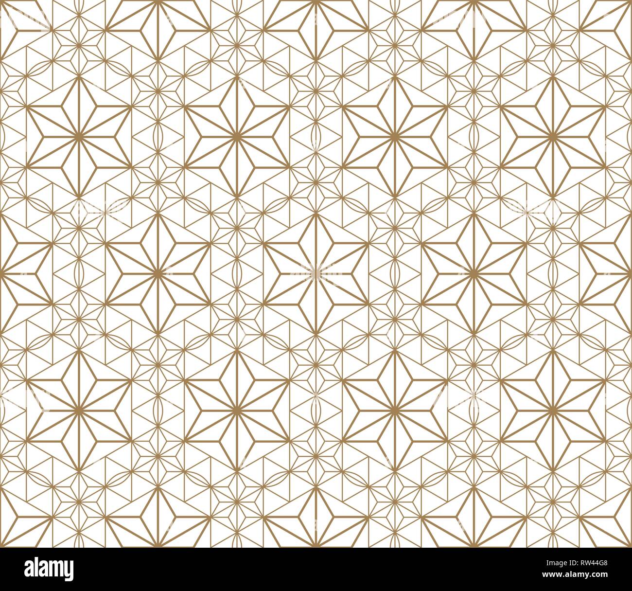 Seamless pattern shoji giapponese kumiko.Per il modello,tessuto tessile,,carta di avvolgimento,Taglio e incisione laser. Modello giapponese vector.Comp sfondo Illustrazione Vettoriale