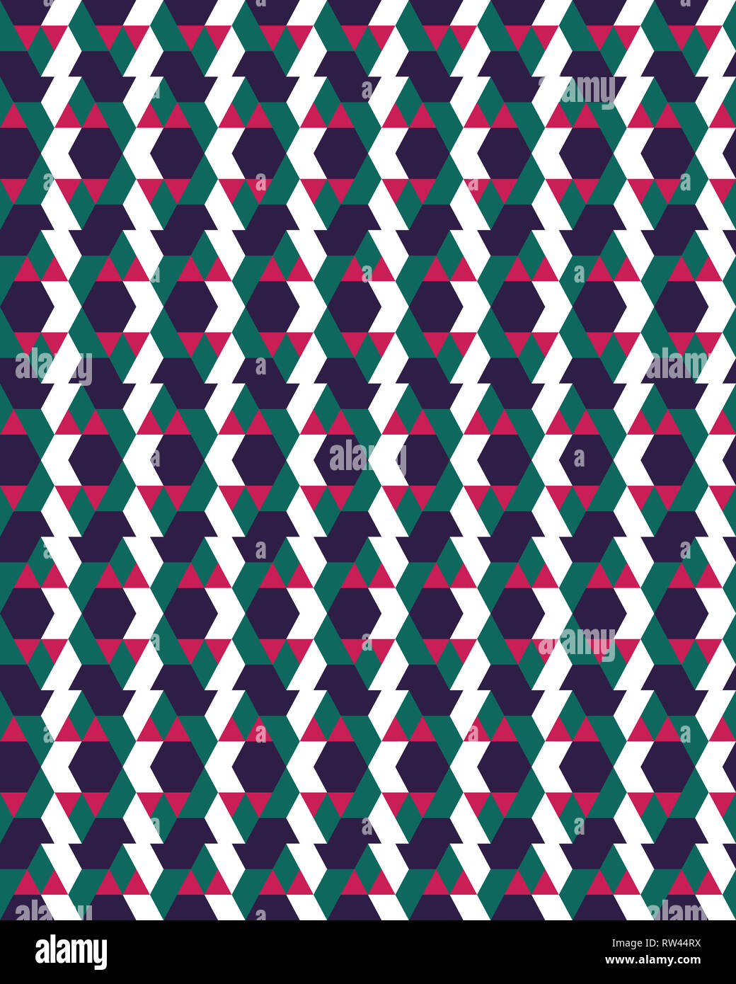 Seamless pattern poligonali sfondo, creative design dei modelli Foto Stock