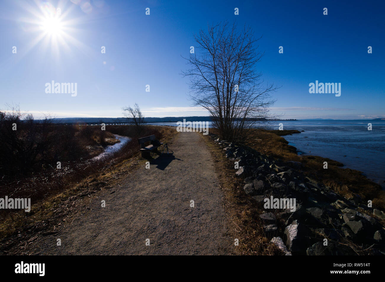 Mud Bay Park a Surrey, British Columbia, Canada Foto Stock