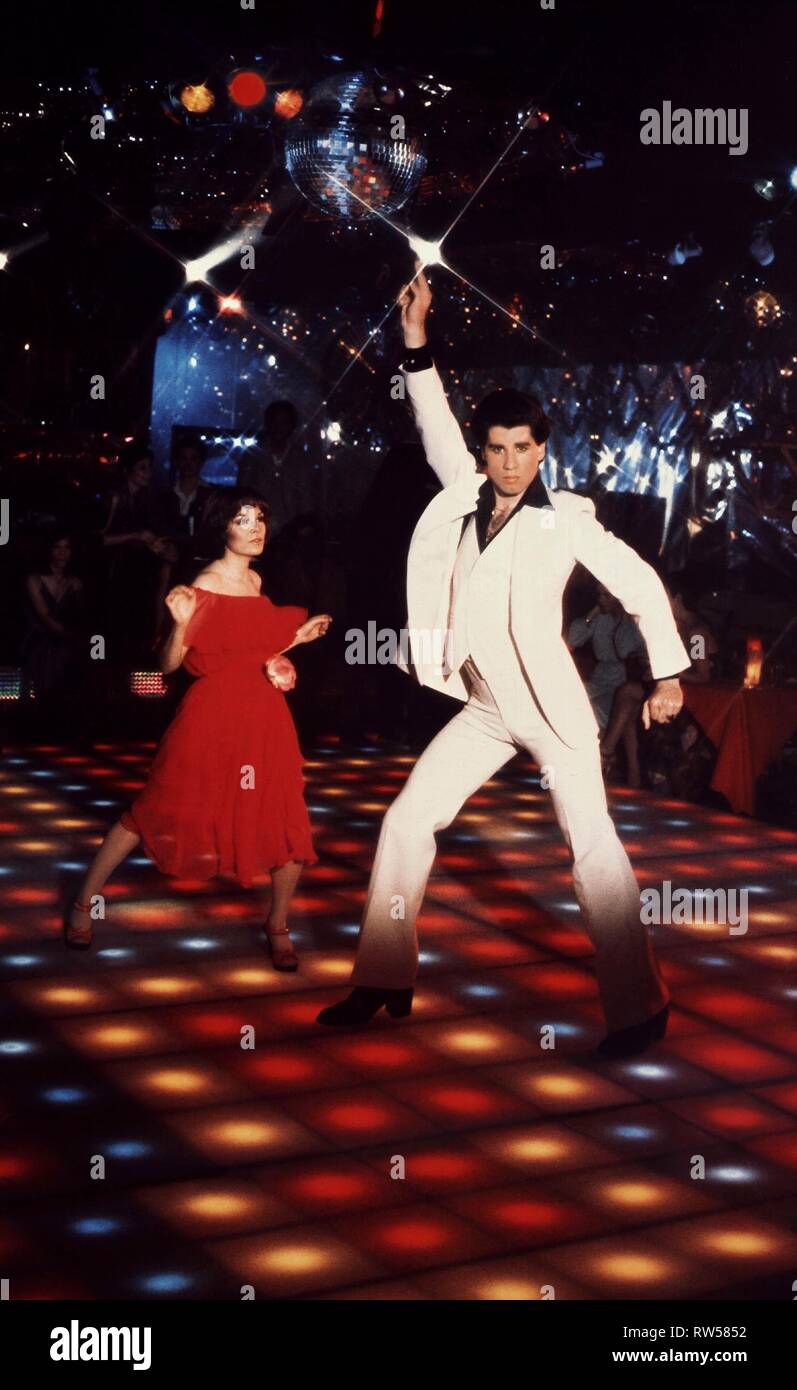 JOHN Travolta e la febbre del sabato sera,1977 Foto Stock