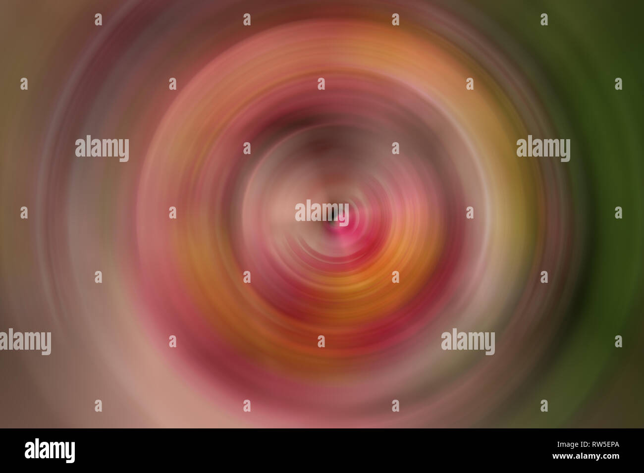 Abstract sfondo multicolore. Close-up di circolare o orizzontale sfocatura radiale. Foto Stock
