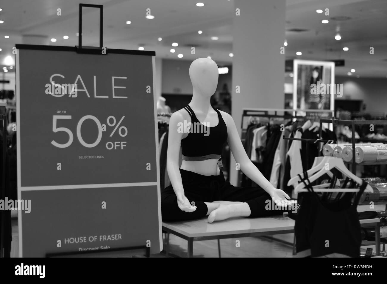 Shopping presso la lettura di Oracle Foto Stock