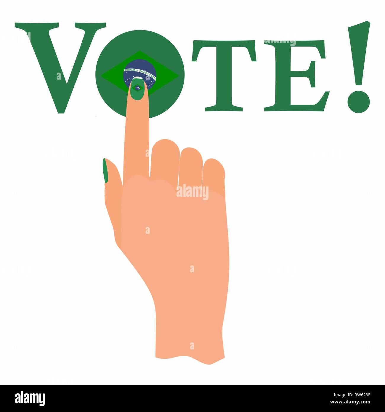 Voto Illustrazione Vettoriale