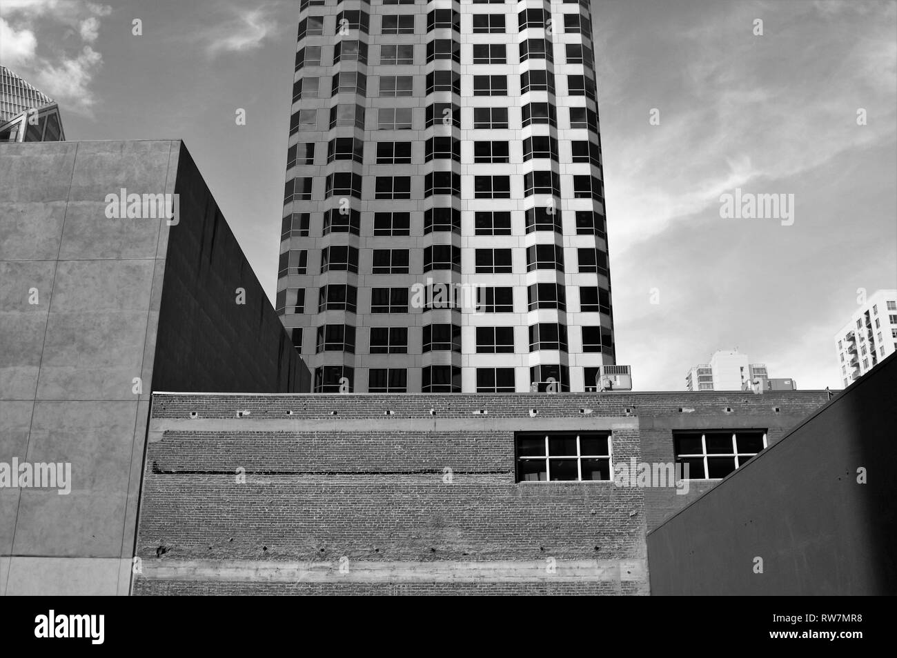 Highrise nel centro cittadino di San Diego Foto Stock