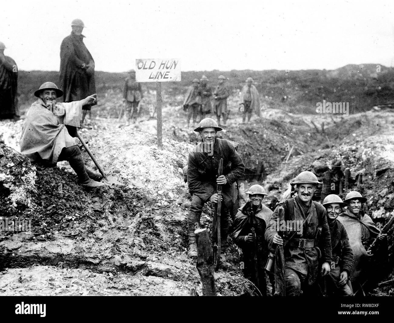 Titolo alternativo: fotografia ufficiale della Somme con anticipo la data di creazione: 1914 Photo credit: UBC Library Foto Stock