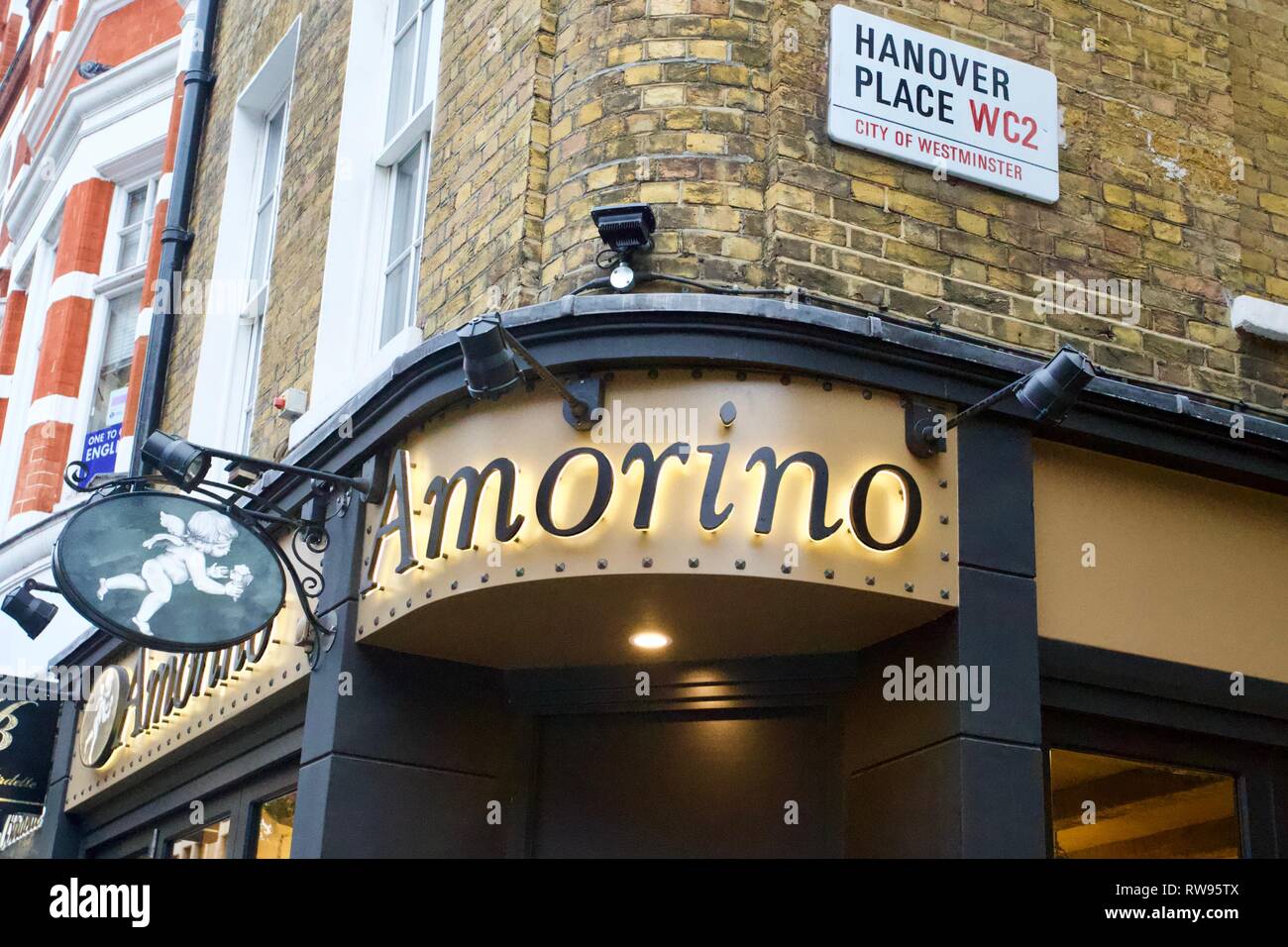 Luogo di Hannover, Covent Garden di Londra, Inghilterra Foto Stock