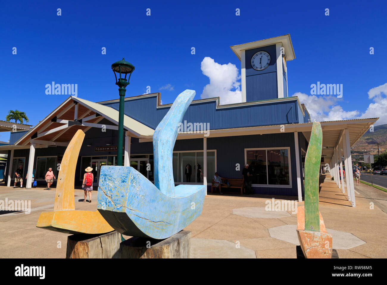 Uscite di Maui, Lahaina, Isola di Maui, Hawaii, STATI UNITI D'AMERICA Foto Stock
