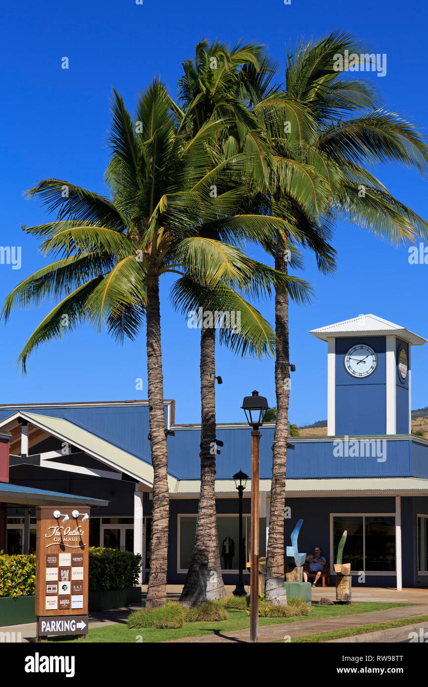 Uscite di Maui, Lahaina, Isola di Maui, Hawaii, STATI UNITI D'AMERICA Foto Stock