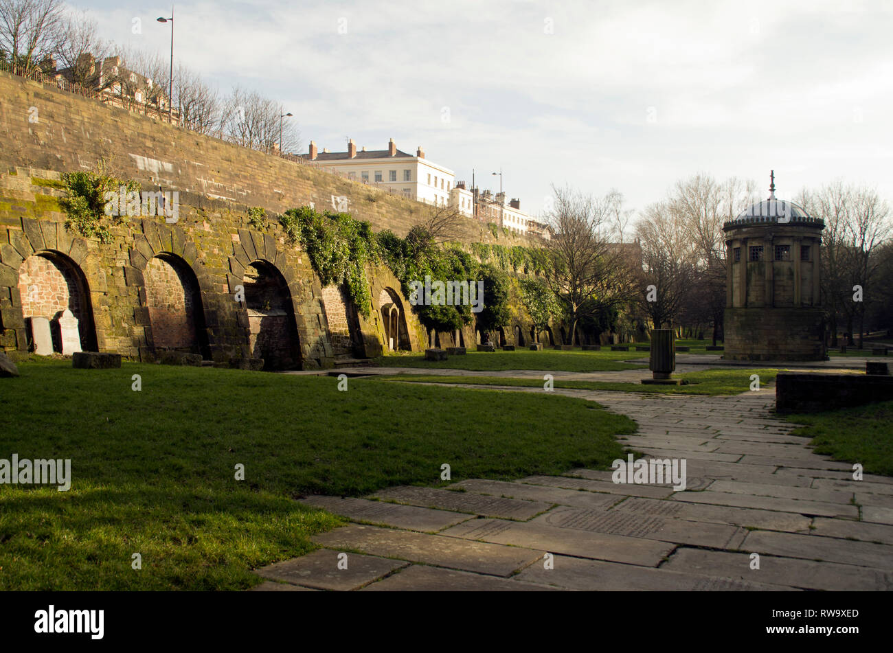 St James's cimitero, Liverpool Foto Stock