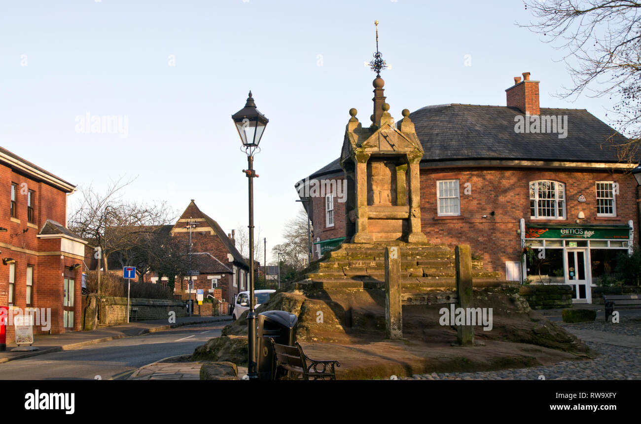 La Croce, Lymm Cheshire Foto Stock