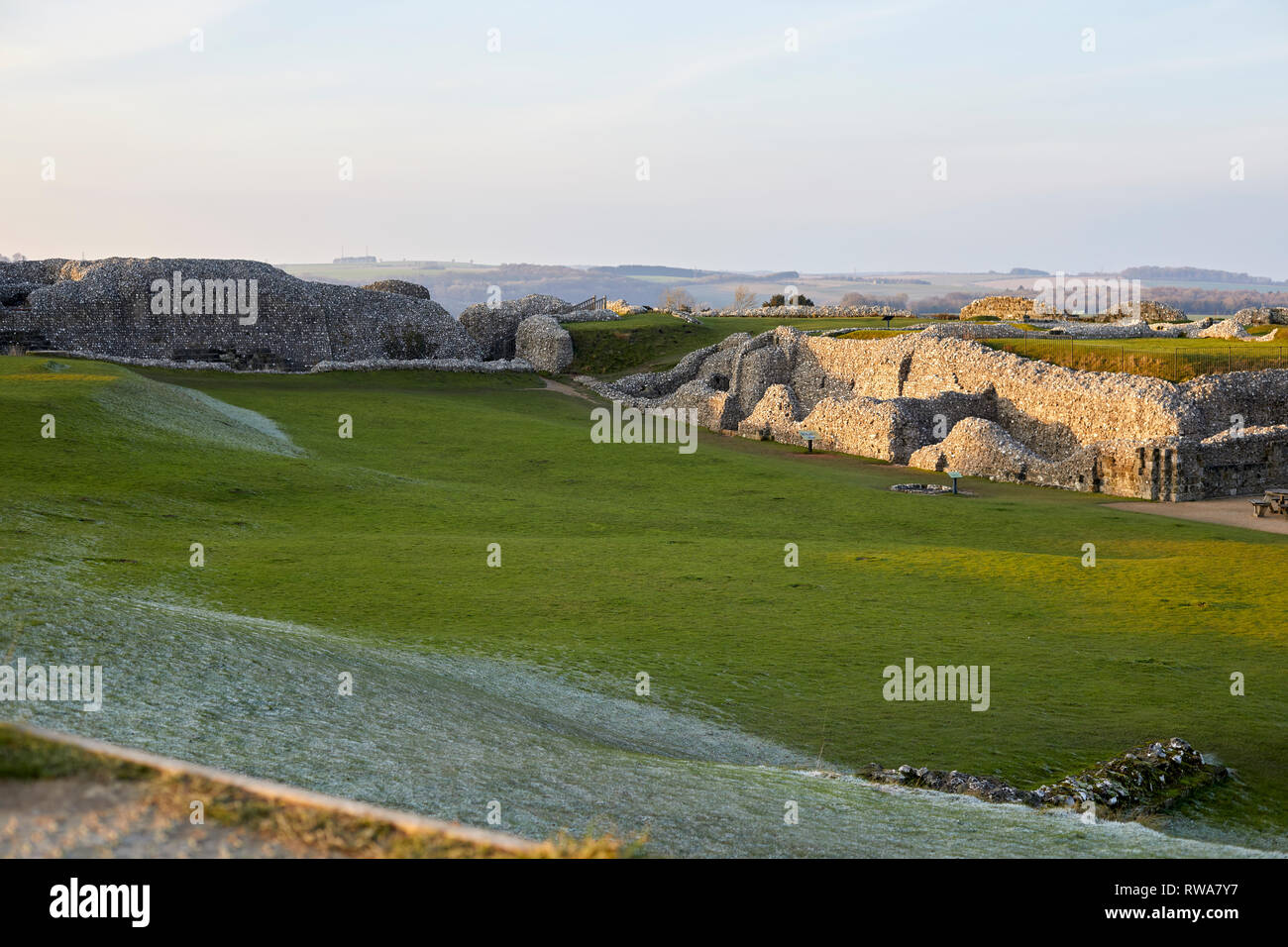 Old Sarum Foto Stock