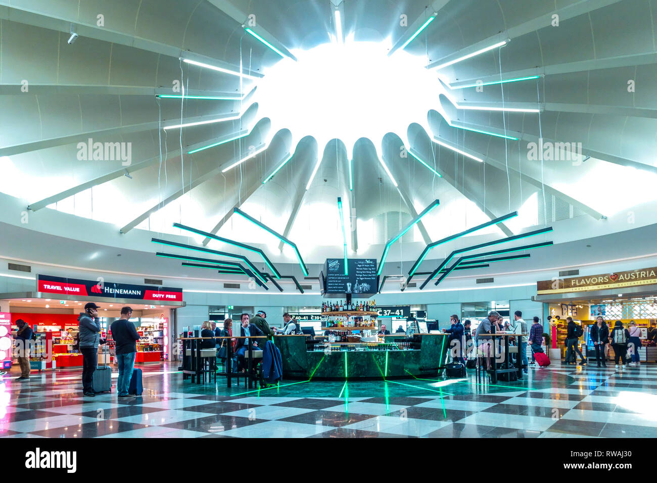 Aeroporto di Vienna, Austria Foto Stock