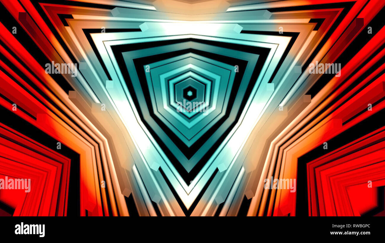 Abstract sfondo al neon blu e verde Foto Stock
