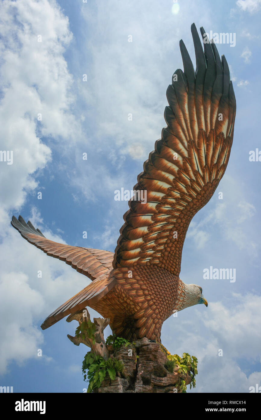 Dataran Lang (Eagle Square) in Kuah, Langkawi, Malesia Foto Stock