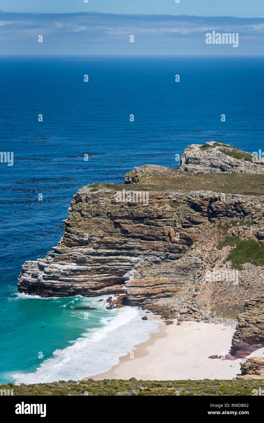 Linea di costa sul Capo di Buona Speranza, Sud Africa Foto Stock