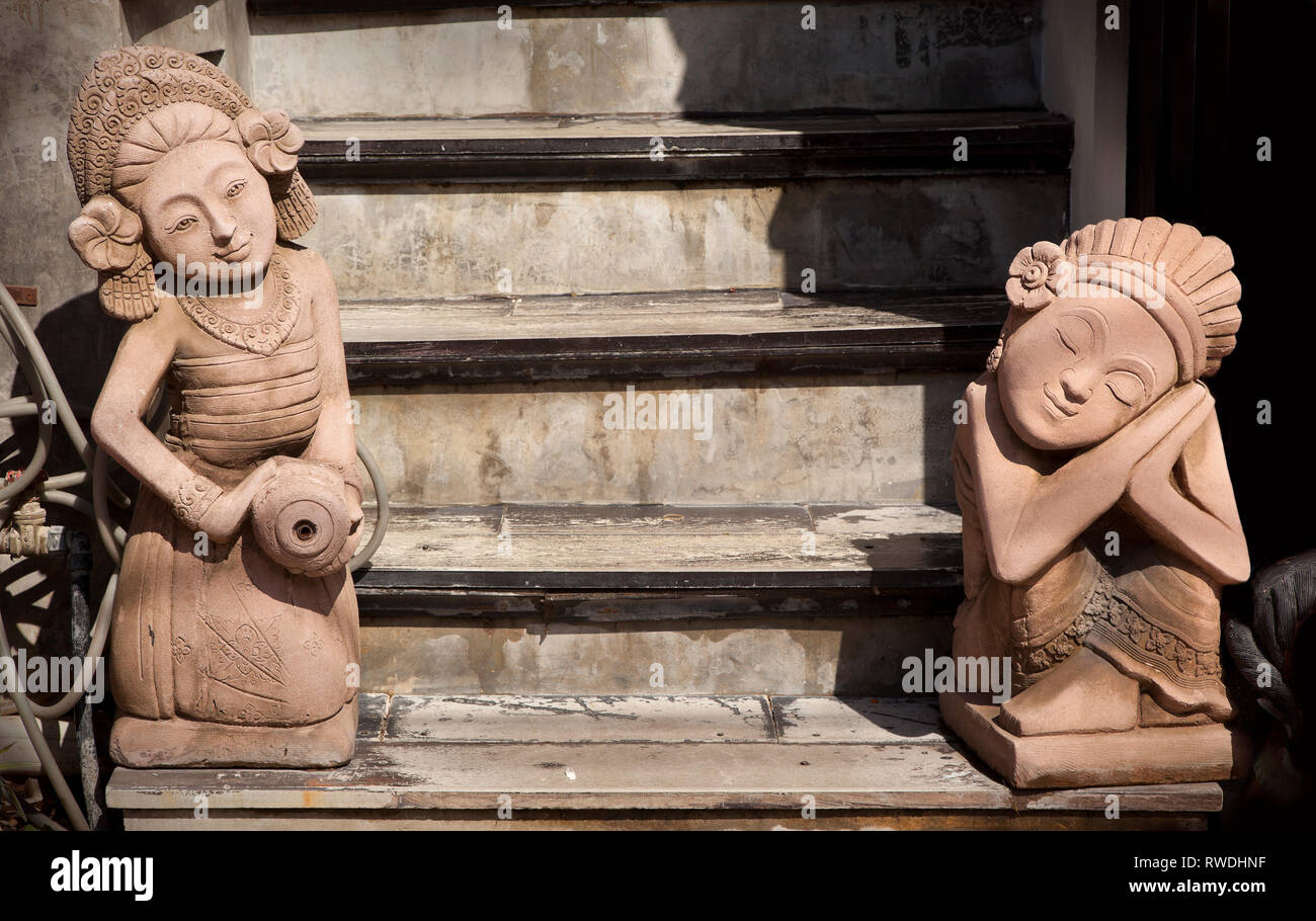 Thailandia accogliente passo maiden ornamenti Foto Stock