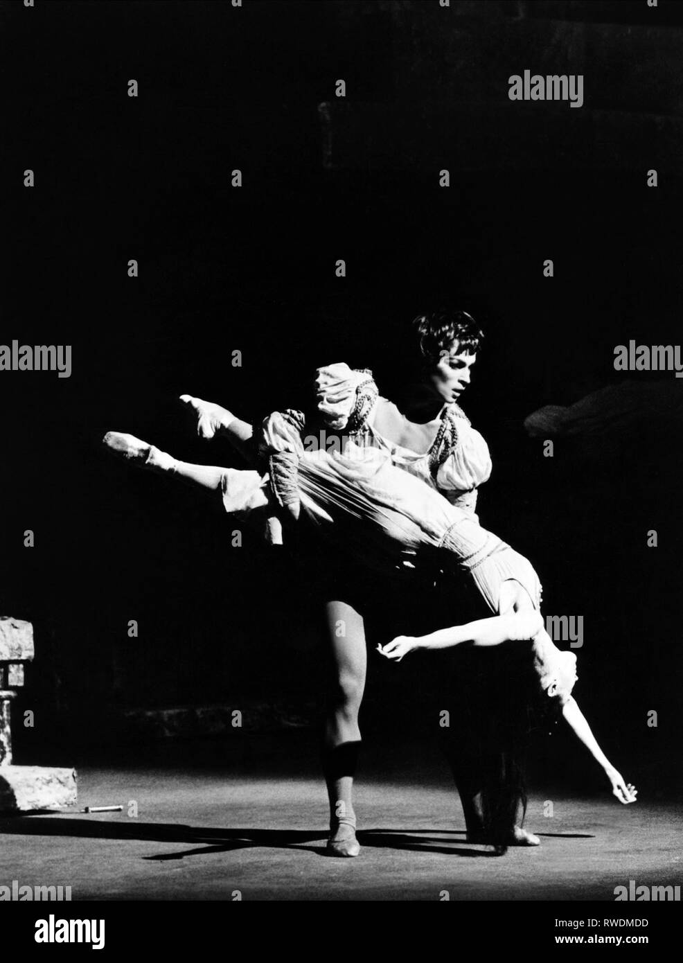 NUREYEV,FONTEYN, Romeo e Giulietta, 1966 Foto Stock