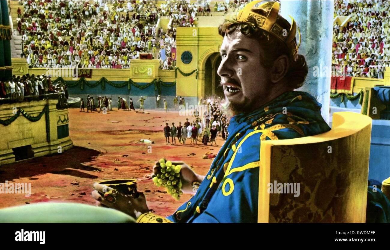 PETER USTINOV, QUO VADIS, 1951 Foto Stock