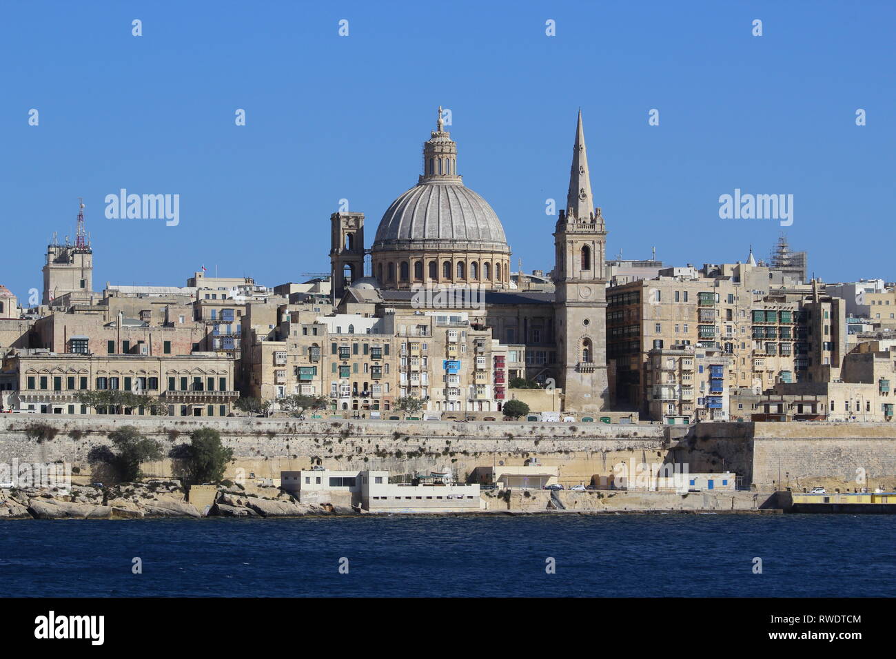 Chiesa del Carmine, Valletta, Malta Foto Stock