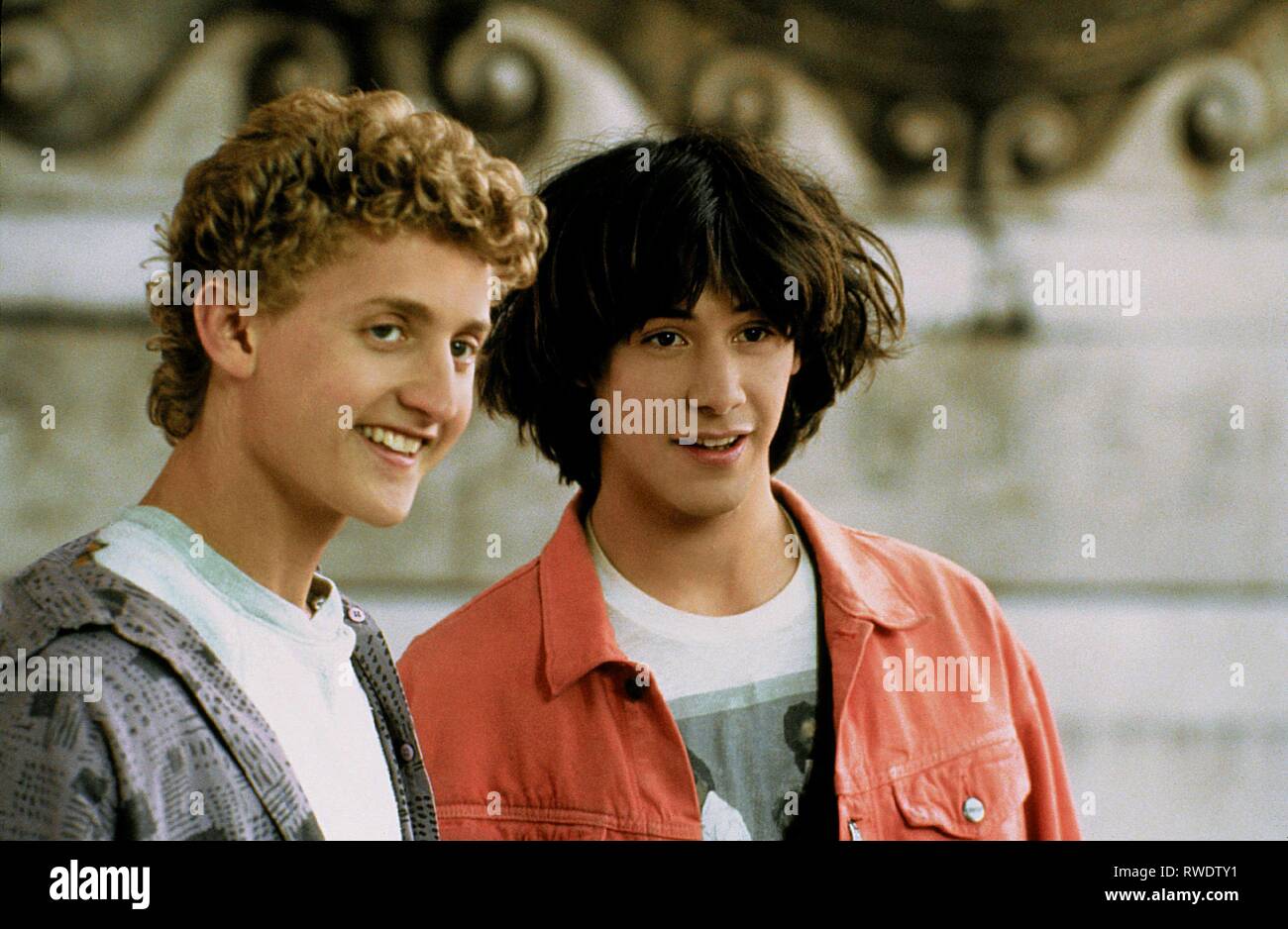 L'INVERNO,REEVES, Bill e Ted's eccellente Avventura, 1989 Foto Stock