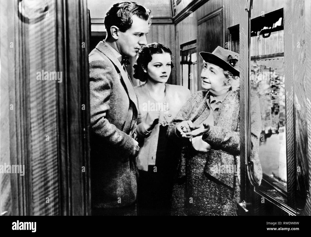 REDGRAVE,LOCKWOOD,WHITTY, la Lady Vanishes, 1938 Foto Stock