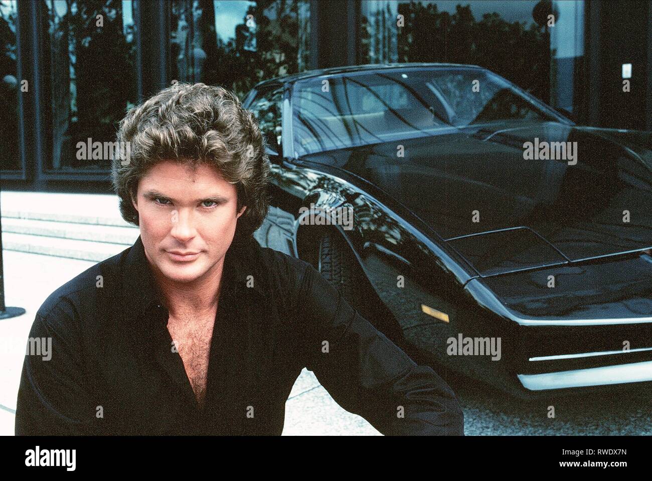 DAVID HASSELHOFF, KNIGHT RIDER, 1982 Foto Stock