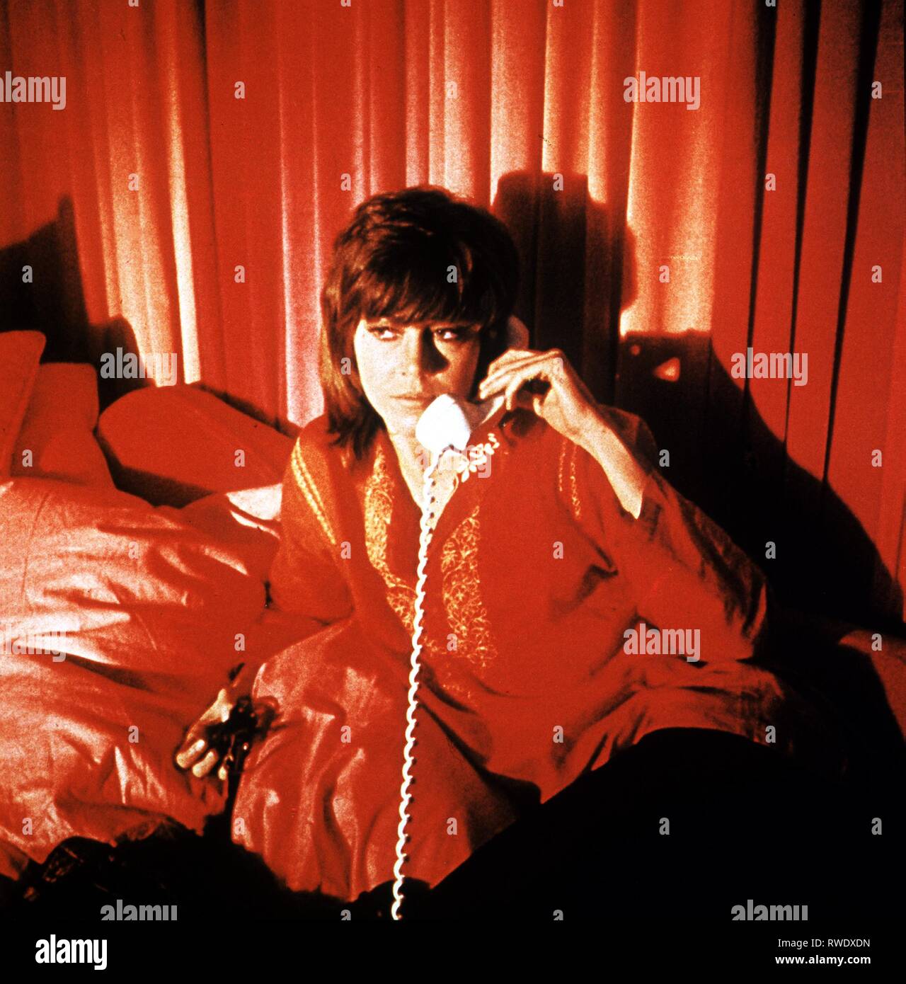 JANE FONDA, KLUTE, 1971 Foto Stock