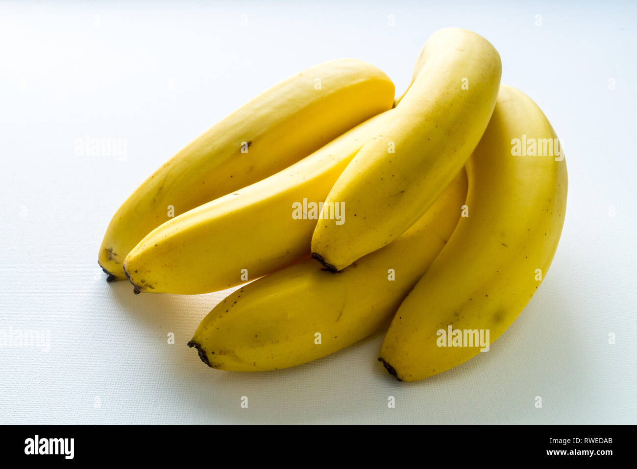 Un grappolo di banane Foto Stock