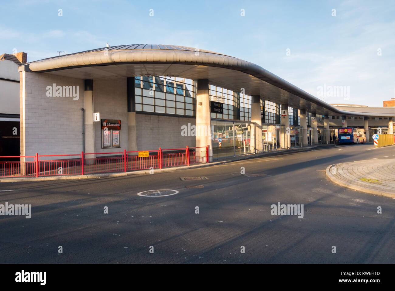 Park Lane Interchange stazione di trasporto in Sunderland Foto Stock