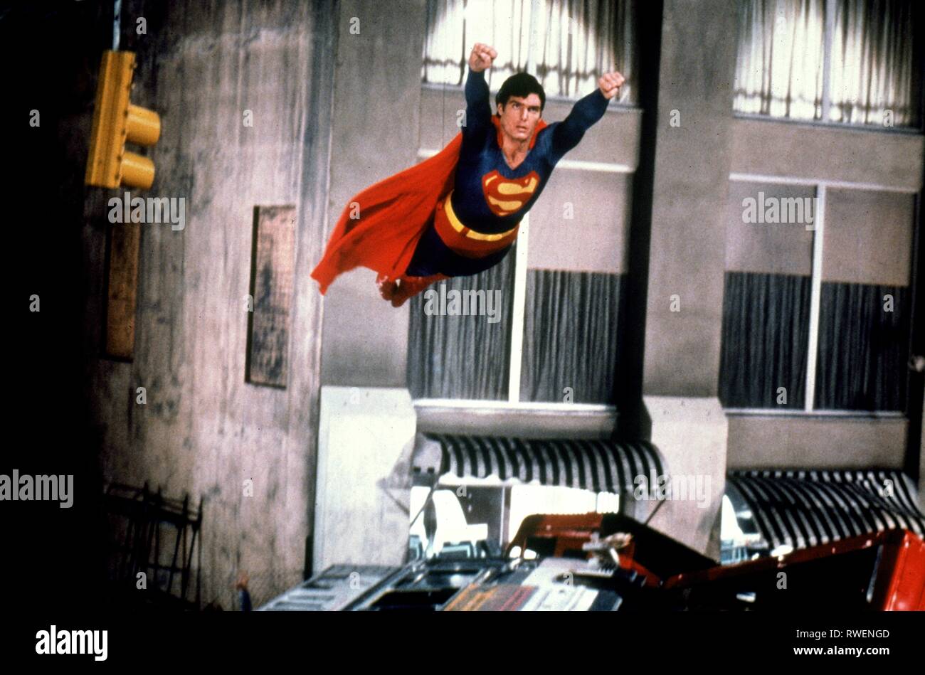 CHRISTOPHER REEVE, Superman II, 1980 Foto Stock