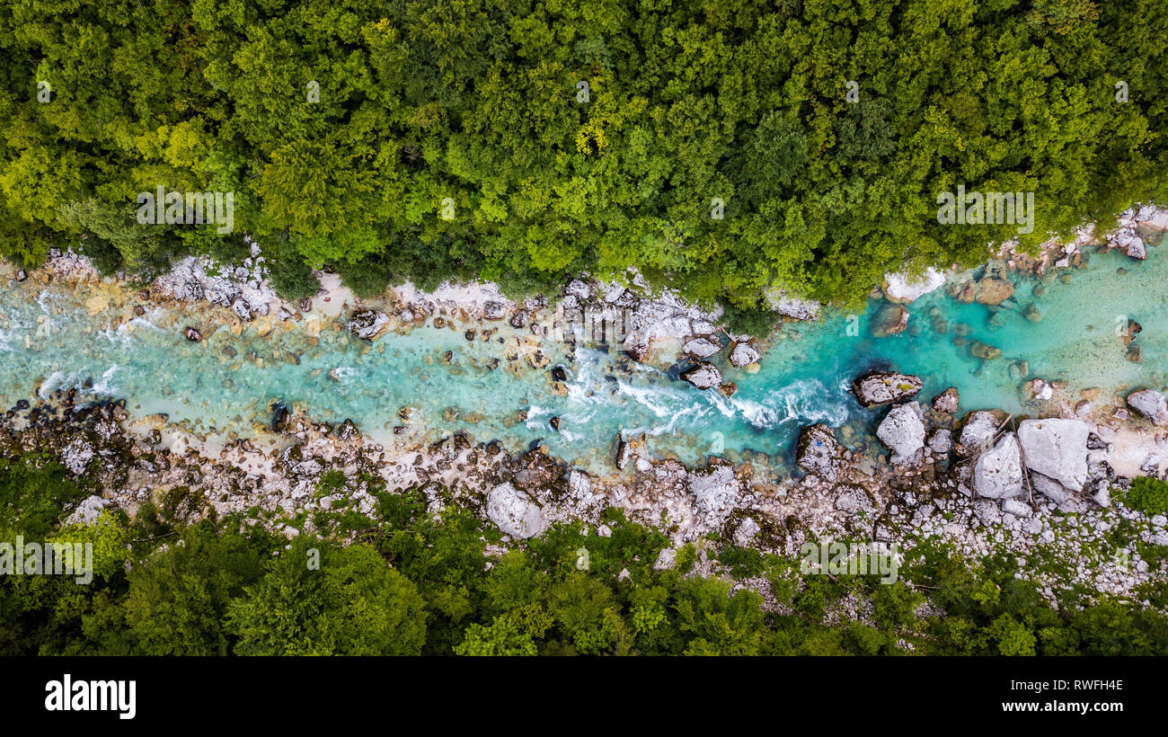 Isonzo Slovenia Foto Stock