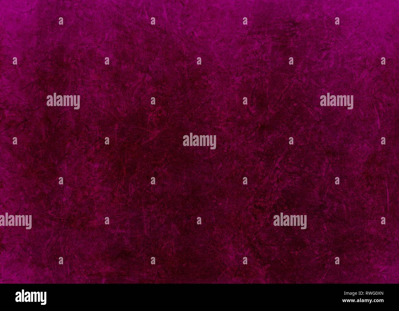 Viola grunge sfondo su una superficie arrugginito. Foto Stock