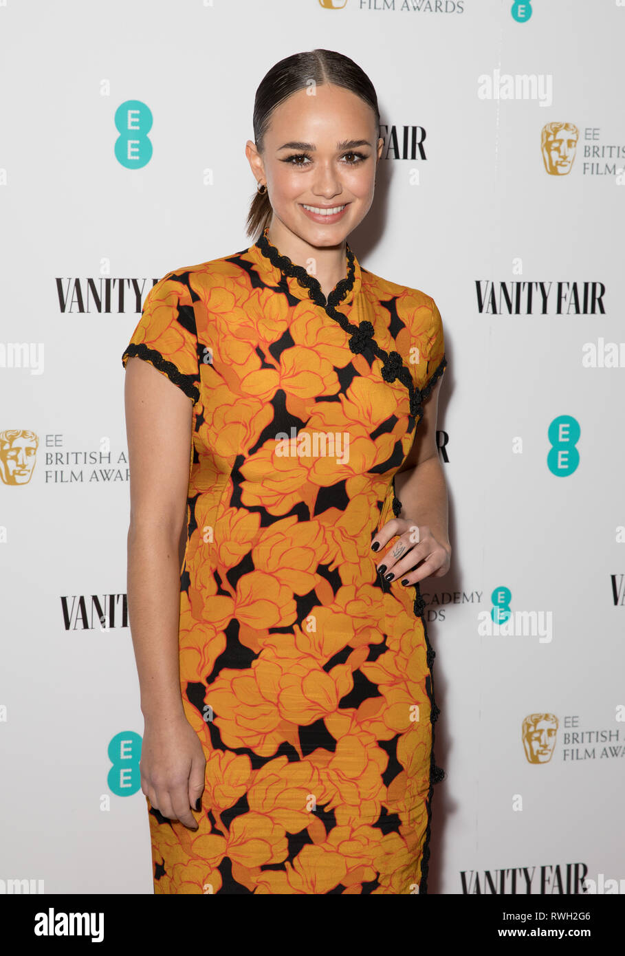 Vanity Fair EE Rising Star Party presso il Battista presso l'Oscar Hotel a Holborn, Londra. Dotato di: Rose Williams dove: Londra, Regno Unito quando: 31 Gen 2019 Credit: Phil Lewis/WENN.com Foto Stock