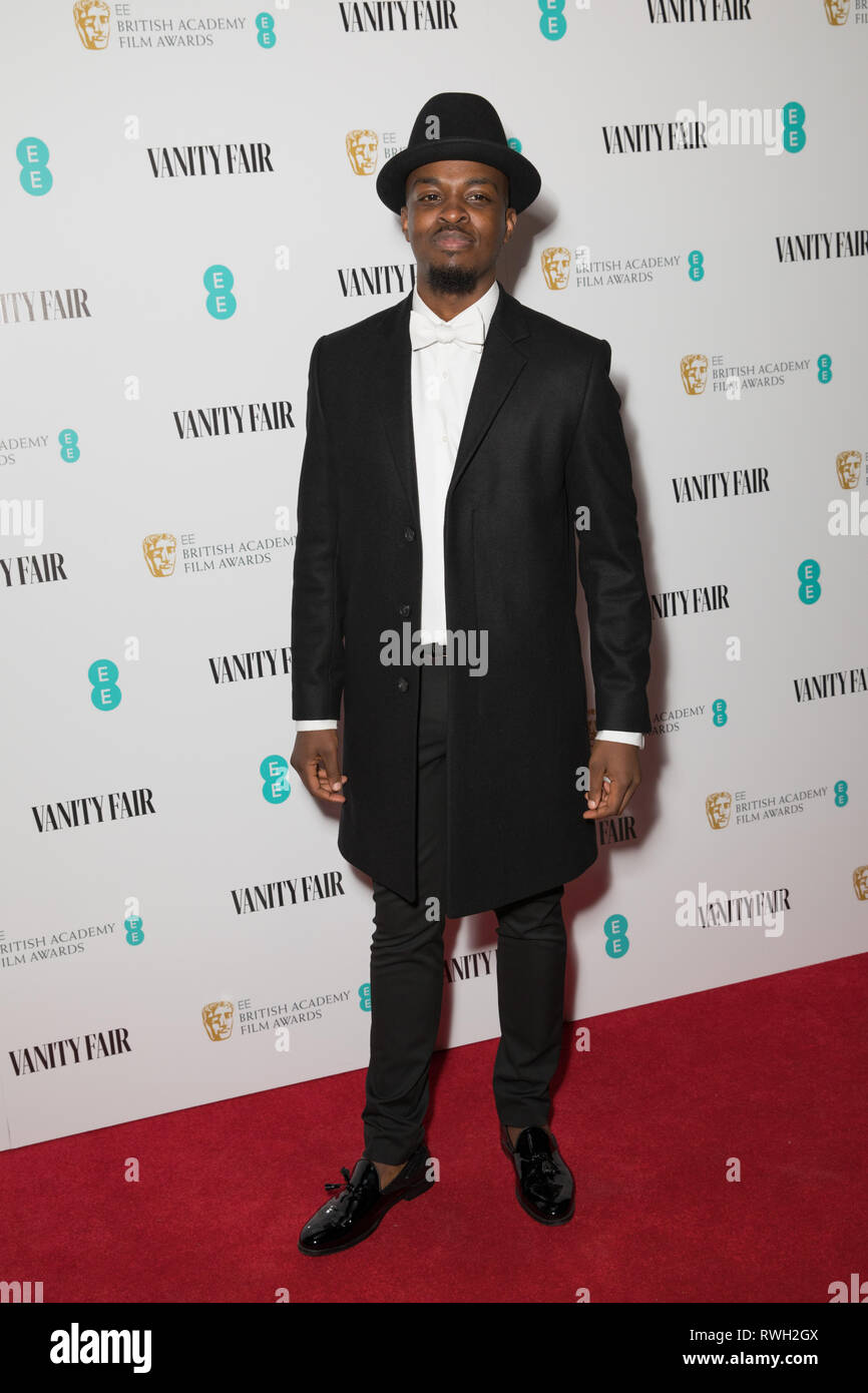 Vanity Fair EE Rising Star Party presso il Battista presso l'Oscar Hotel a Holborn, Londra. Dotato di: George il poeta dove: Londra, Regno Unito quando: 31 Gen 2019 Credit: Phil Lewis/WENN.com Foto Stock