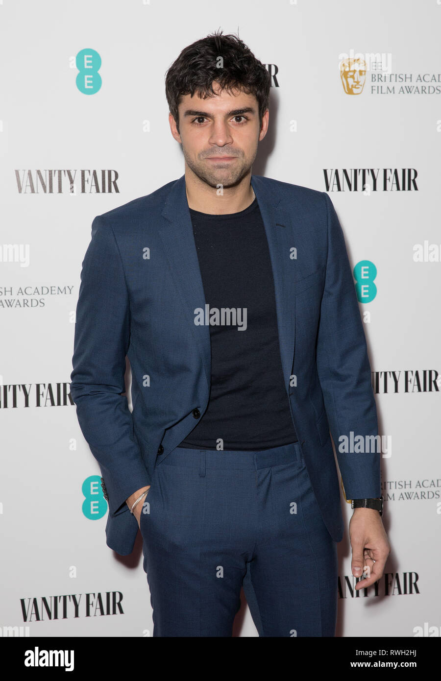 Vanity Fair EE Rising Star Party presso il Battista presso l'Oscar Hotel a Holborn, Londra. Dotato di: Sean Teale dove: Londra, Regno Unito quando: 31 Gen 2019 Credit: Phil Lewis/WENN.com Foto Stock