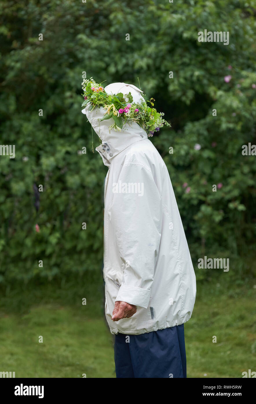 Celebrazioni per la festa di mezza estate. Foto Stock