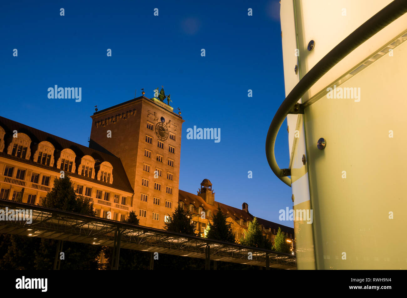 Augusto Platz , Leipzig, Lipsia, Sachsen, Deutschland Foto Stock