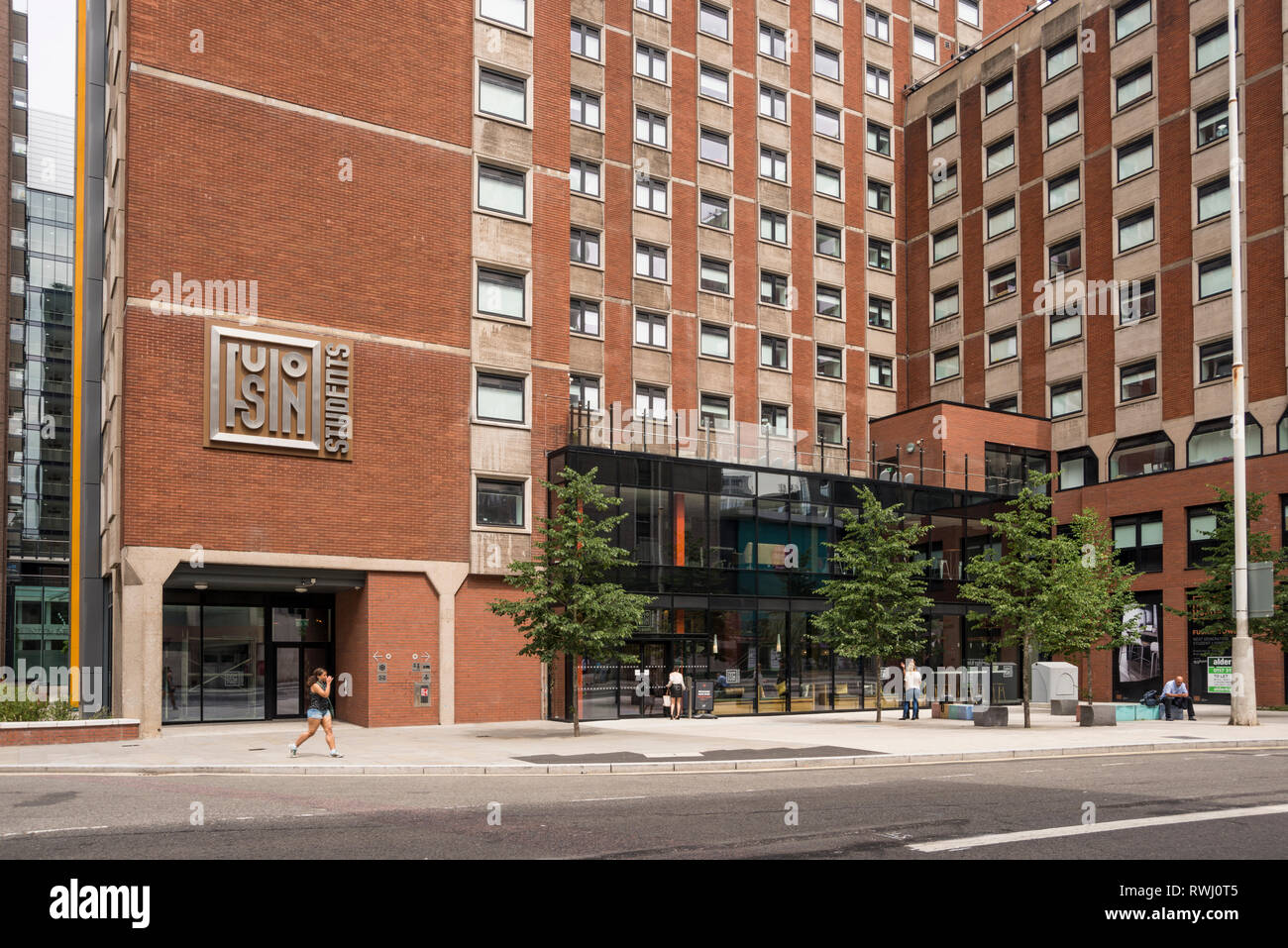 Gli studenti di fusione, alloggi per studenti edificio, Bristol, Regno Unito Foto Stock