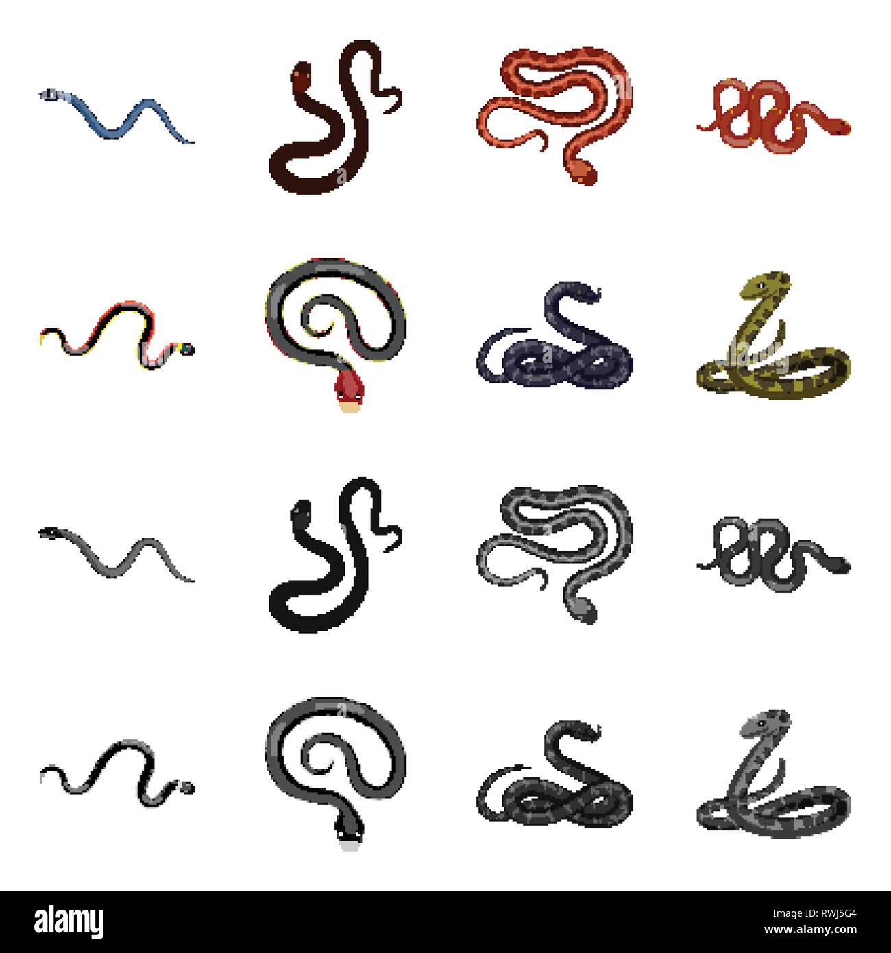 Snake,viper,animale,anaconda,coda,selvatica,cobra,coral,python,spirale,forest,tropici,rosa,rosso,perfetta,Black,cuoio,creeping,bianco,farmacia,verde,spotted,marrone,jungle,minaccia,tropical,buttare,vietnam,anfibi,blu,mammifero,pericolo,natura,medicina,veleno, male, male,bite,pelle,rettile,impostare,vettore,icona,immagine,isolato,raccolta,design,l'elemento,graphic,segno vettori vettore , Illustrazione Vettoriale